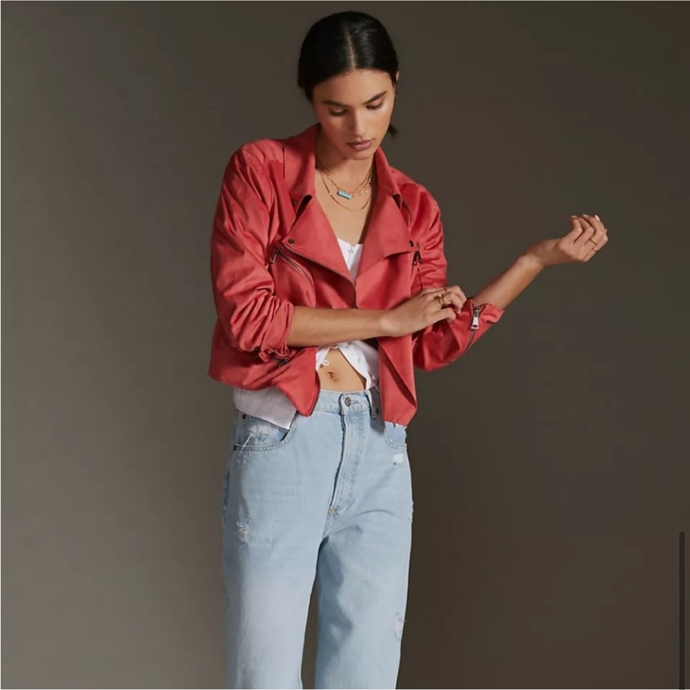 Anthropologie Coral Jacket